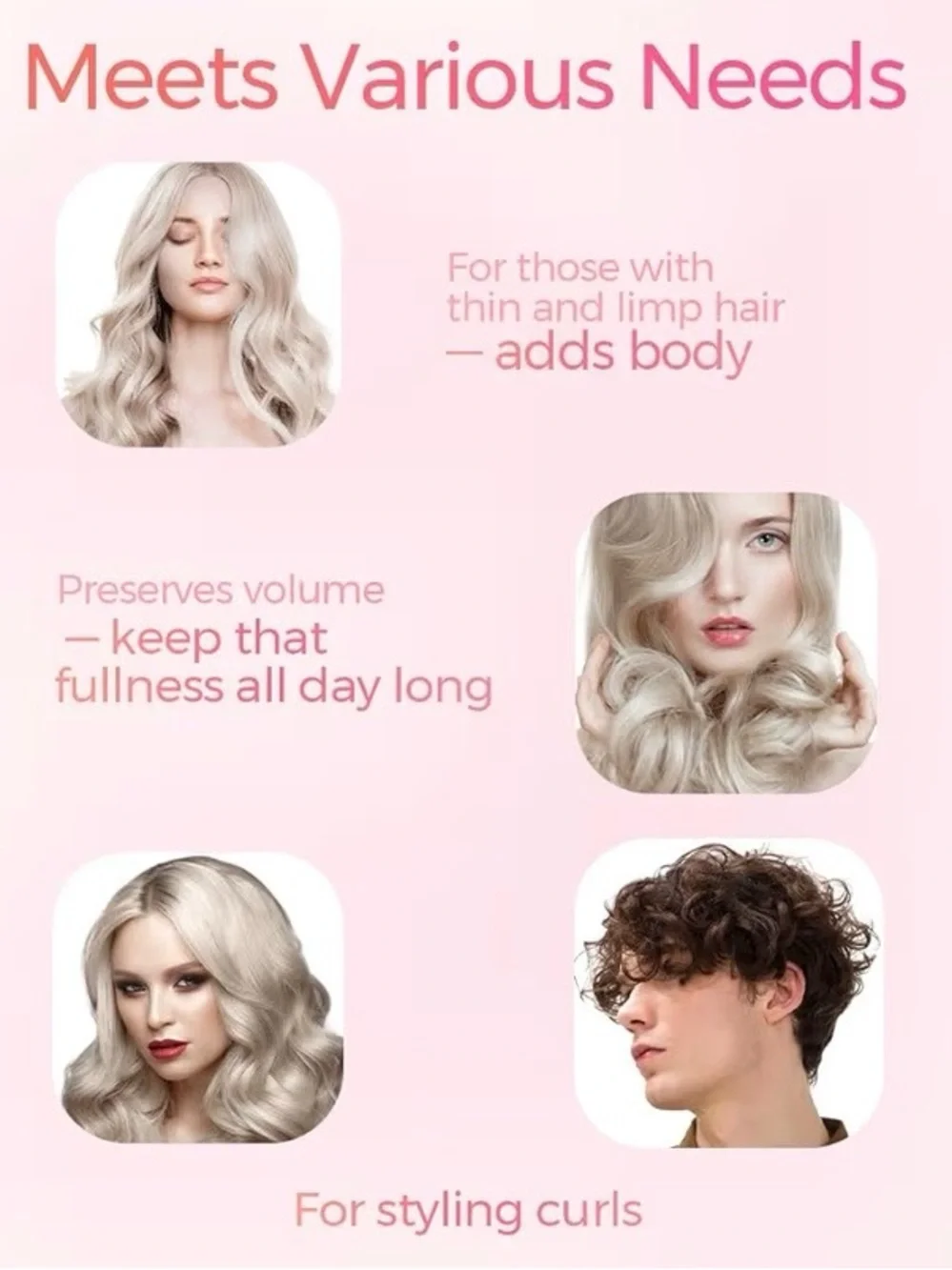 TIDEWAY Full & Airy Volumizing Hair Mousse 5 oz Anti-Frizz Volume‎ EXP 11/27
